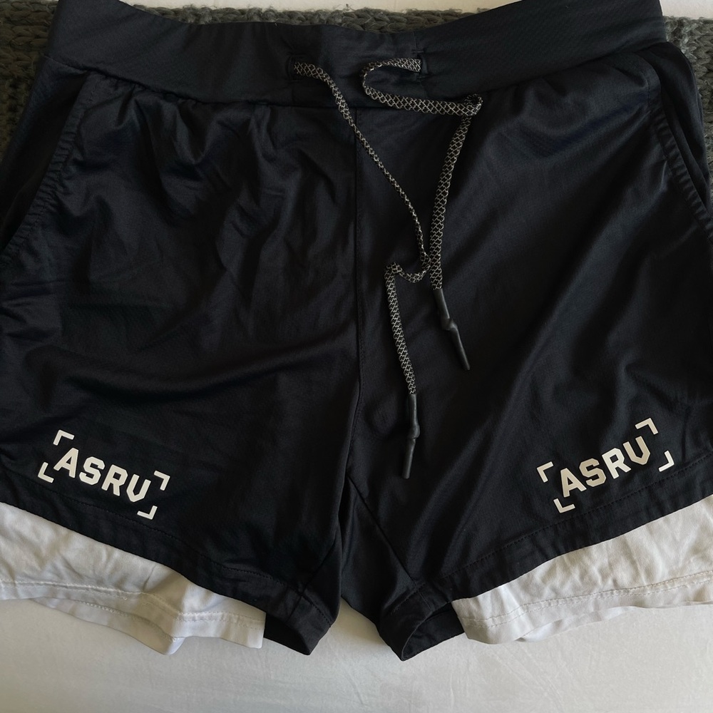ASRV Dark Navy Athletic Shorts